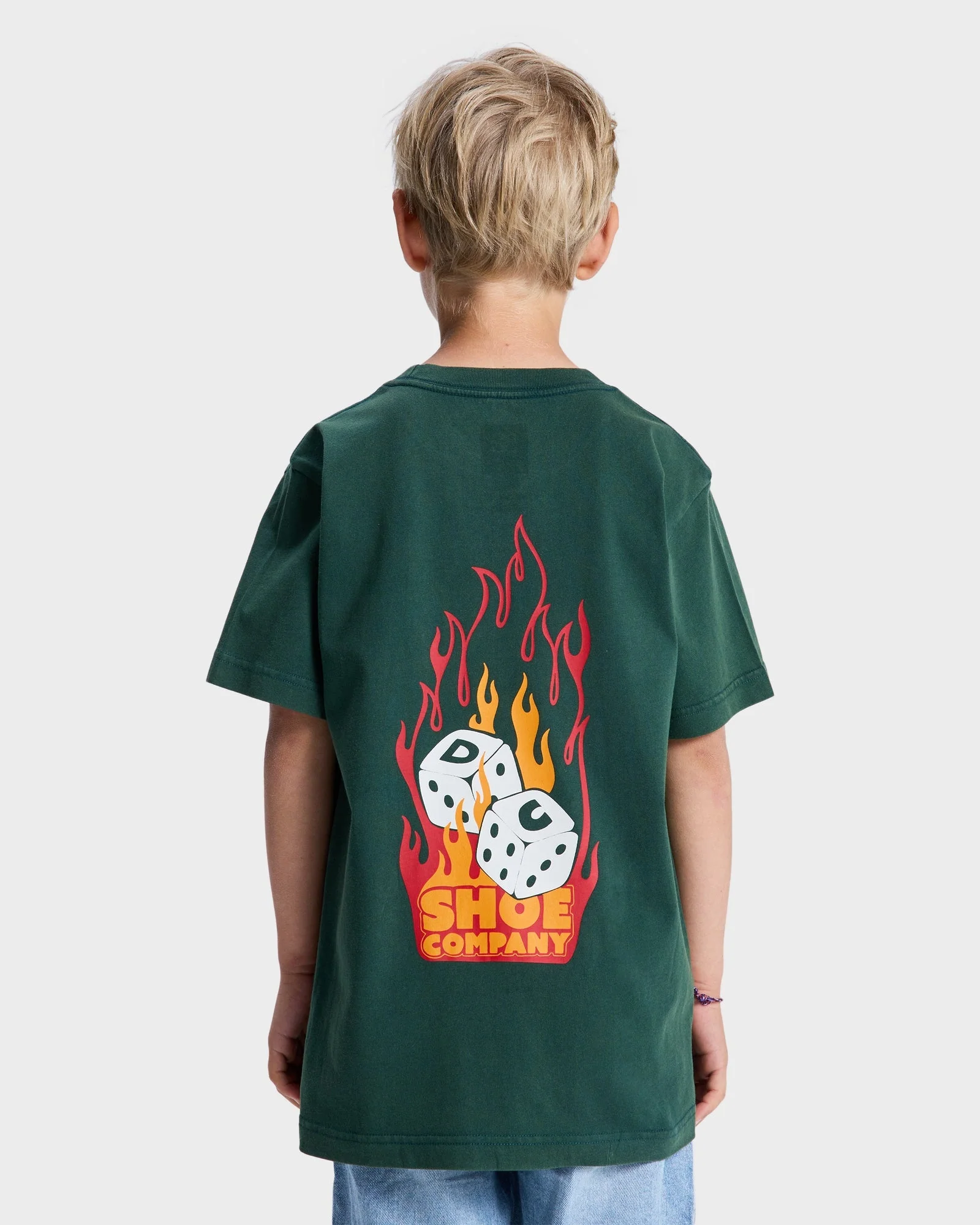 Boys 10-16 Burning Dice T-Shirt - Image 2