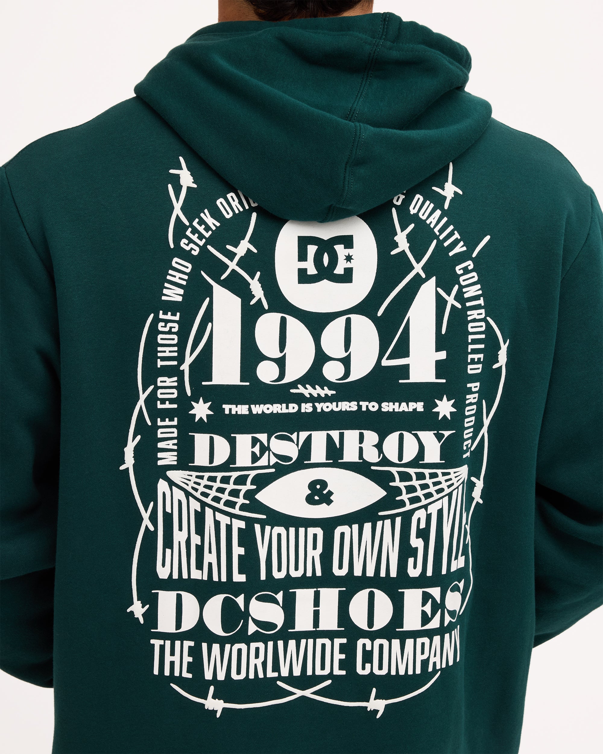 Mens Shaped Destroy Pullover Hoodie - Image 4