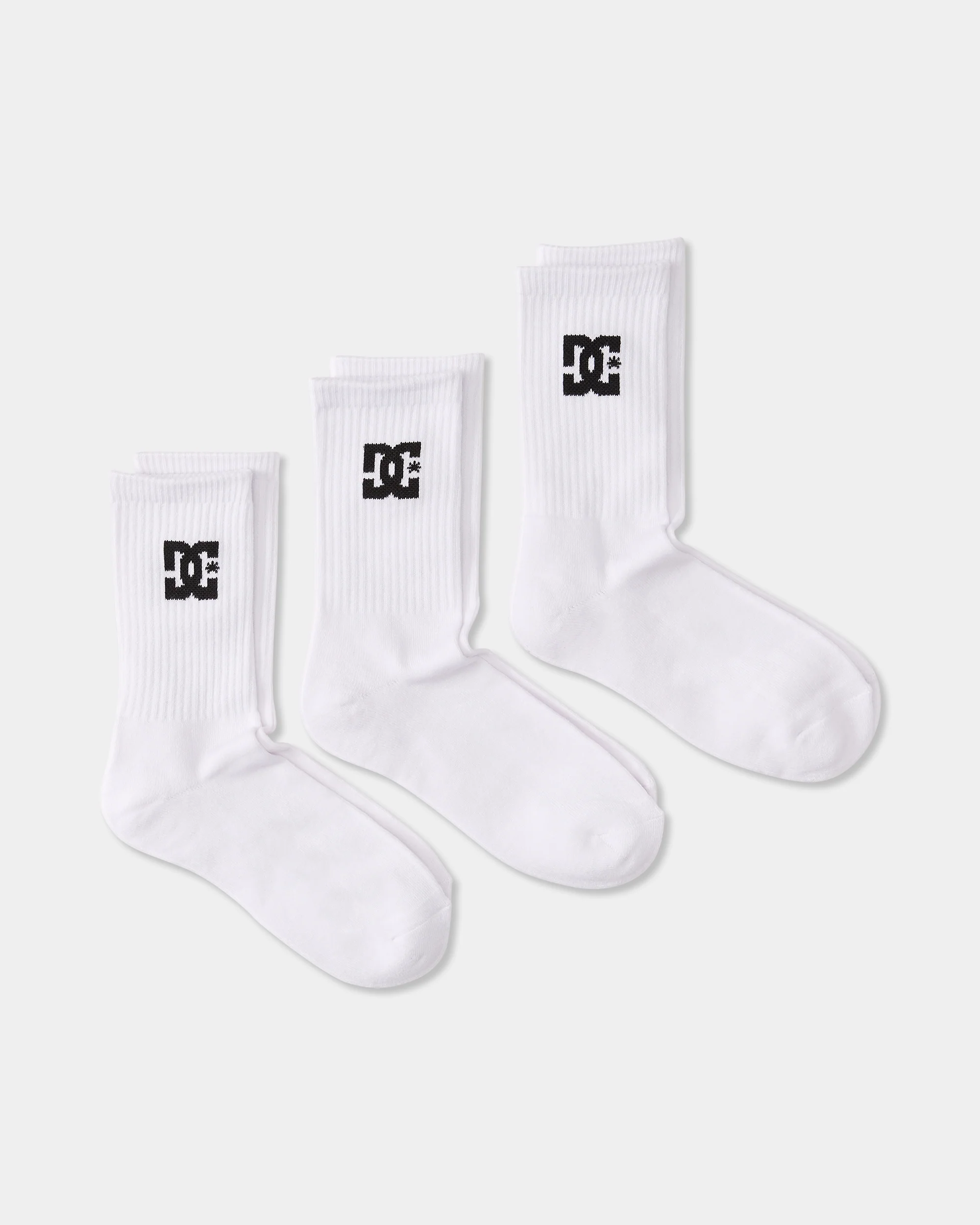 Mens DC 3-Pack Crew Socks
