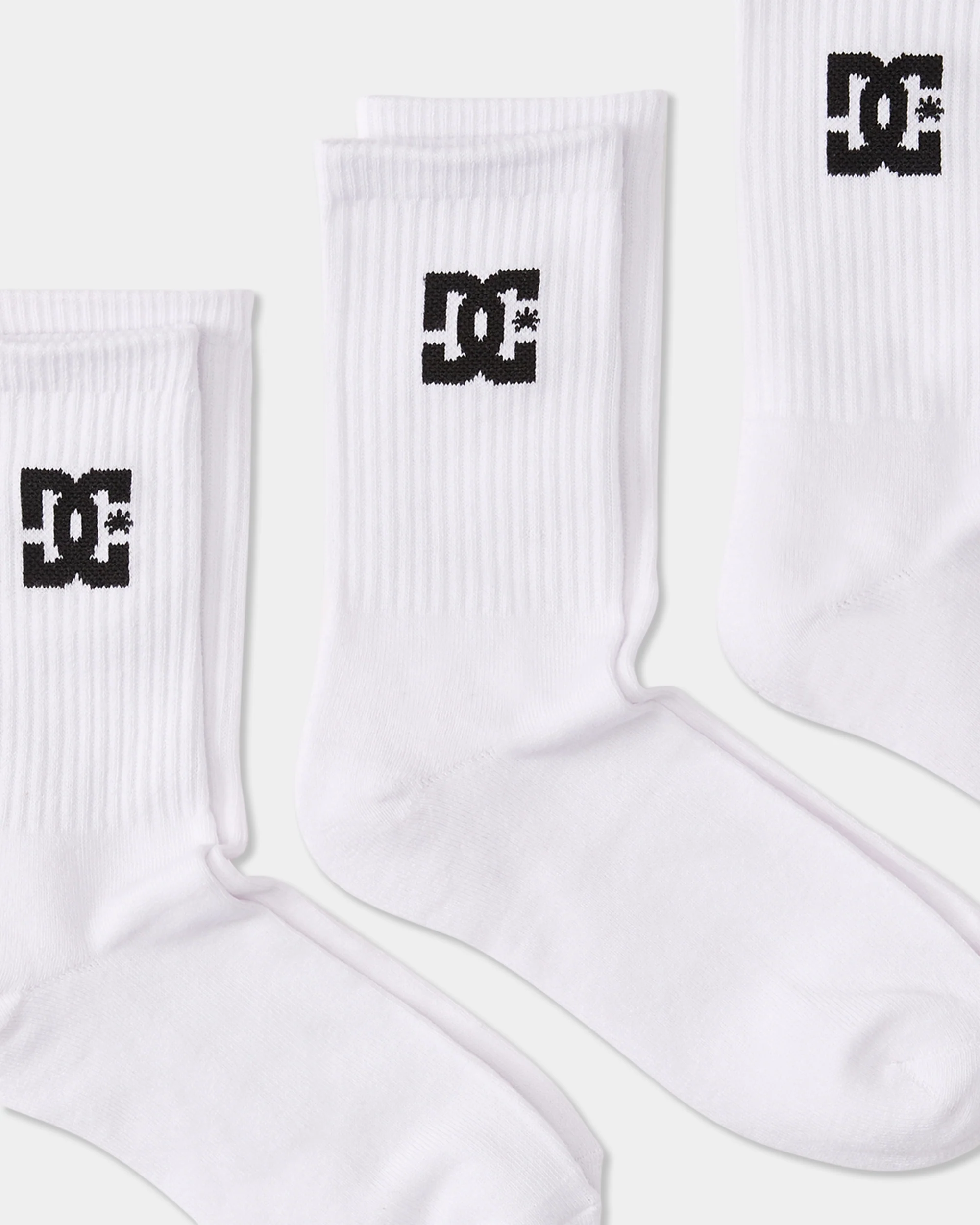 Mens DC 3-Pack Crew Socks - Image 2